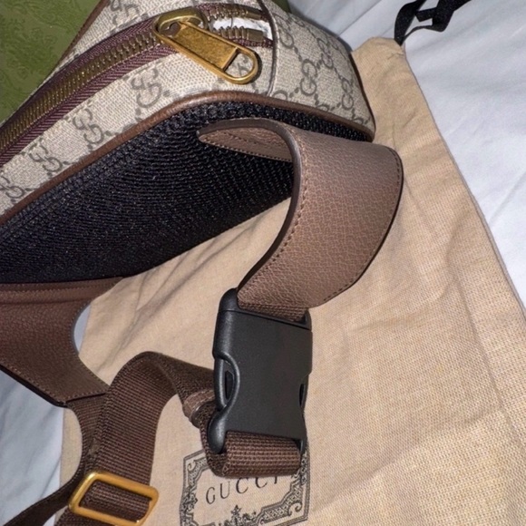 Authentic Gucci Ophidia GG Supreme Belt Bag (NWT, Full Set) - Picture 4 of 7